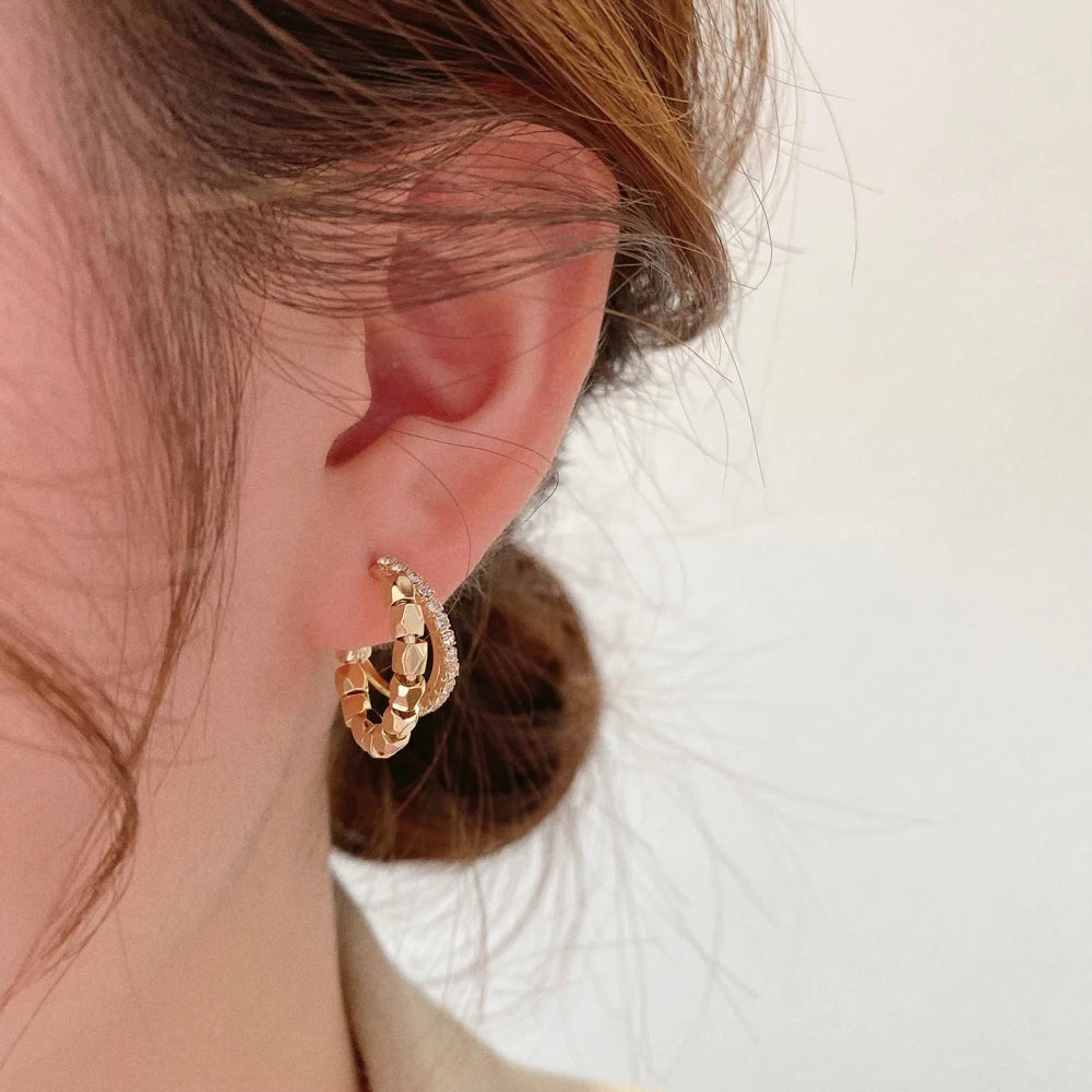 korean fashion Gold Earrings